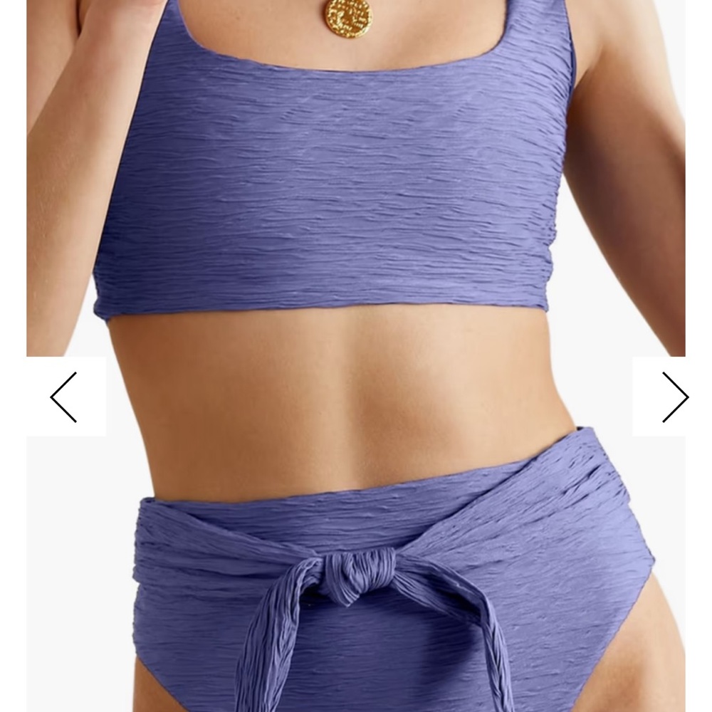 Mara Hoffman purple/navy Swimwear